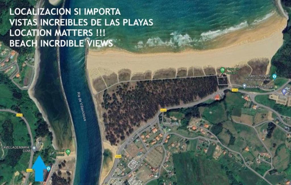 La Villademaria 2 Bloque Apartamento Playa Beach Puntal Villaviciosa  Eksteriør bilde