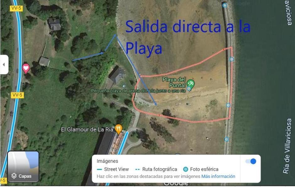 La Villademaria 2 Bloque Apartamento Playa Beach Puntal Villaviciosa  Eksteriør bilde